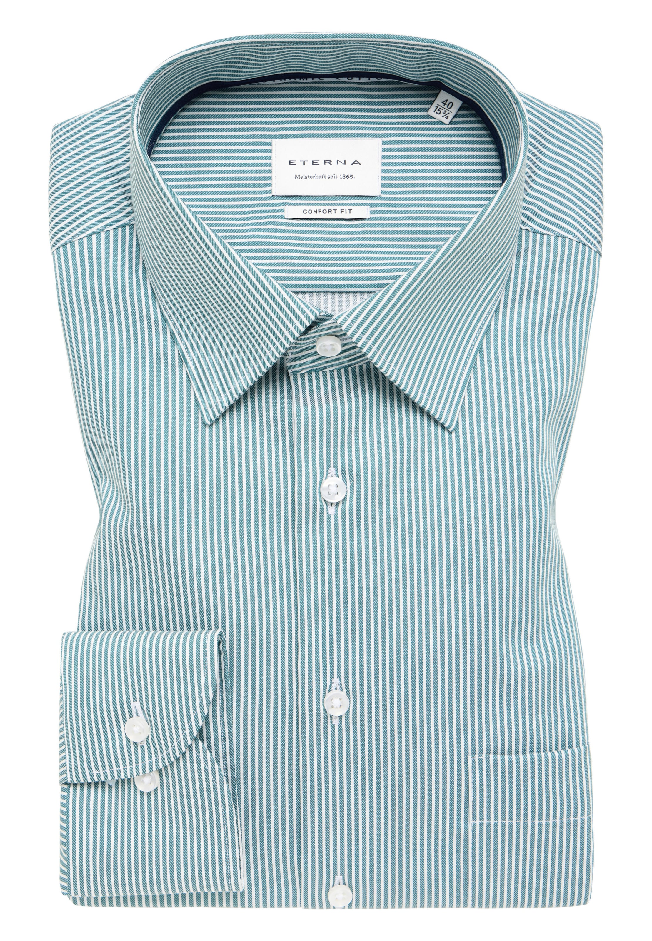 ETERNA Comfort Fit Hemd in Grün