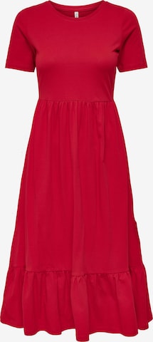 Robe 'MAY' ONLY en rouge : devant