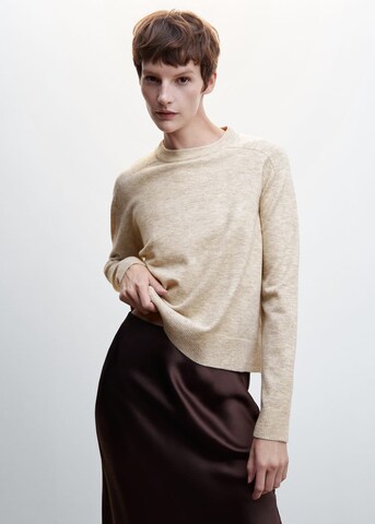 MANGO Pullover 'Canada' in Beige: predná strana