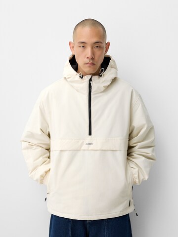 Bershka Overgangsjakke i beige: forside