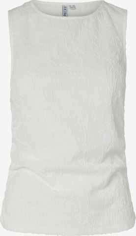 PIECES Blouse 'PCAllo' in Wit: voorkant