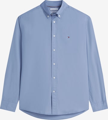 TOMMY HILFIGER Button Up Shirt 'FLEX' in Blue: front