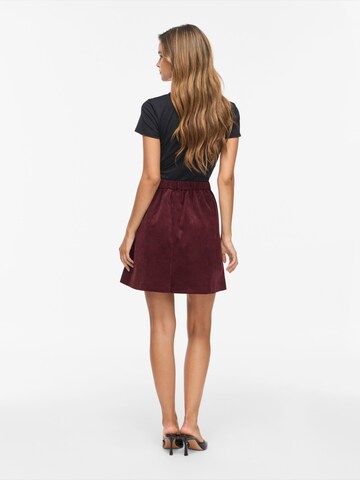 VILA Skirt 'VICOURDIE' in Red