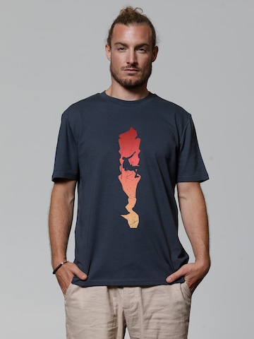 Watapparel Shirt 'There's no limit' in Grey: front