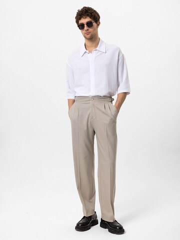 Loosefit Pantalon à plis Antioch en beige