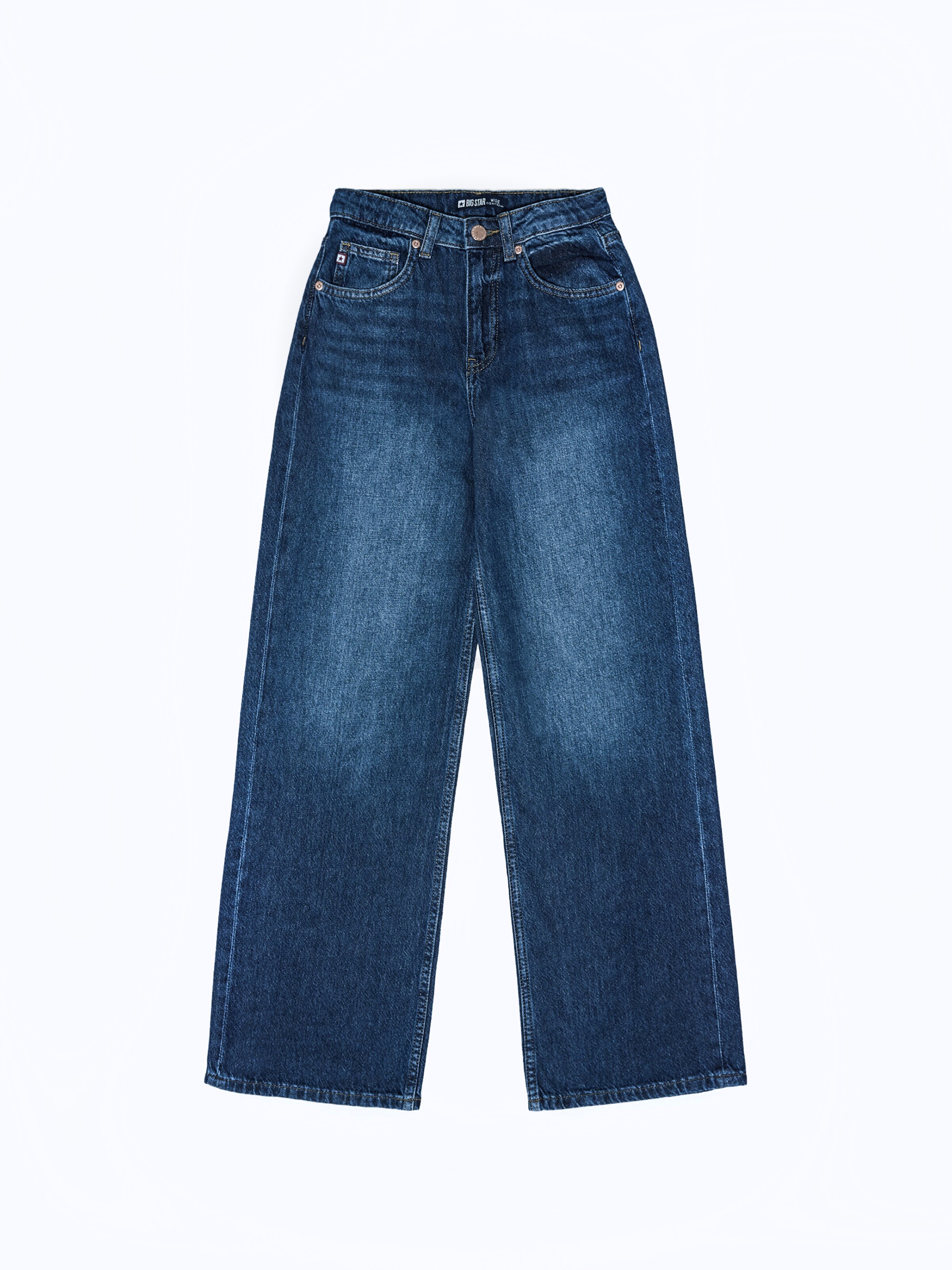 BIG STAR Wide Leg Jeans 'Natalie' in Blau: Vorderseite