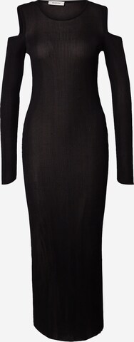 modström Stickad klänning 'Fajtel' i svart: framsida