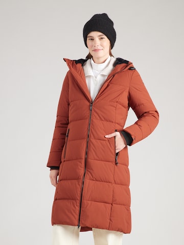 KILLTEC Outdoormantel 'KOW 56' in Braun: Vorderseite