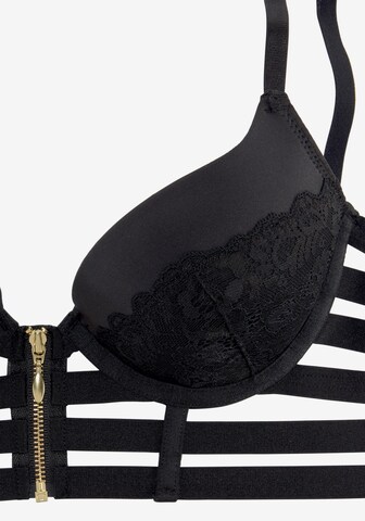 JETTE - Push-up Soutien em preto