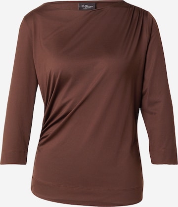 T-shirt s.Oliver en marron : devant