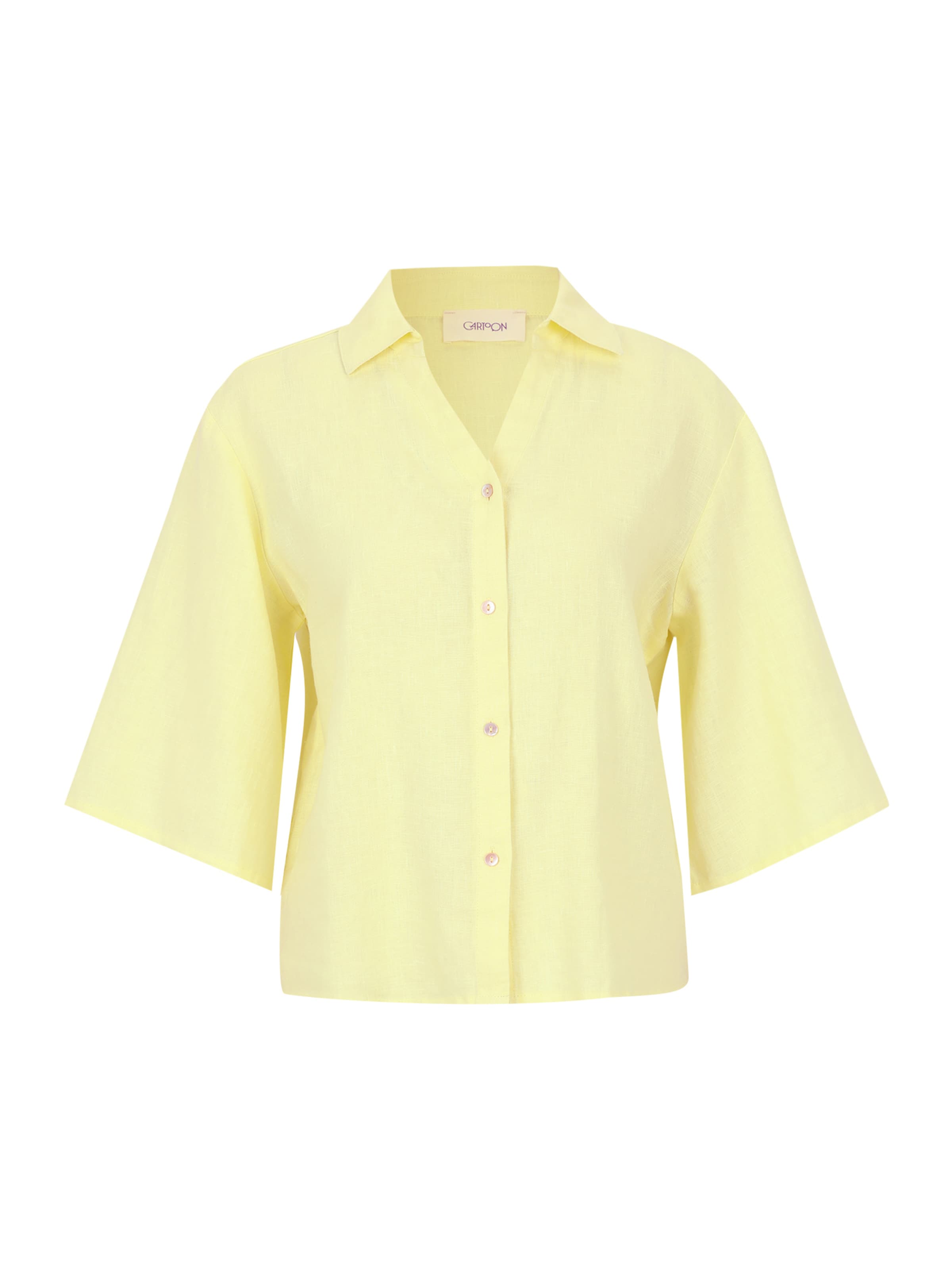 Camicia da donna Cartoon di colore giallo, Visualizzazione prodotti