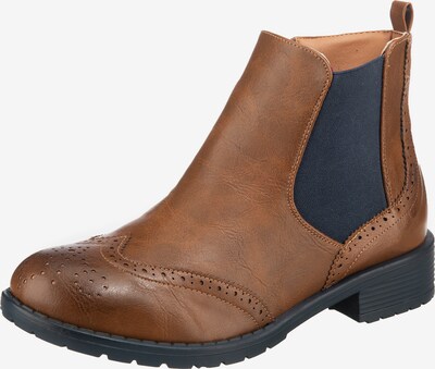 Inselhauptstadt Chelsea Boot in braun / schwarz, Produktansicht