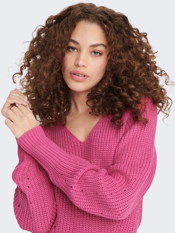 JDY Pullover 'JUSTY' i pink