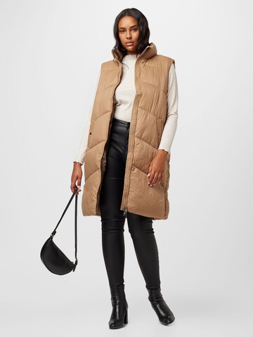 Vero Moda Curve Жилетка 'Uppsala' в Коричневый