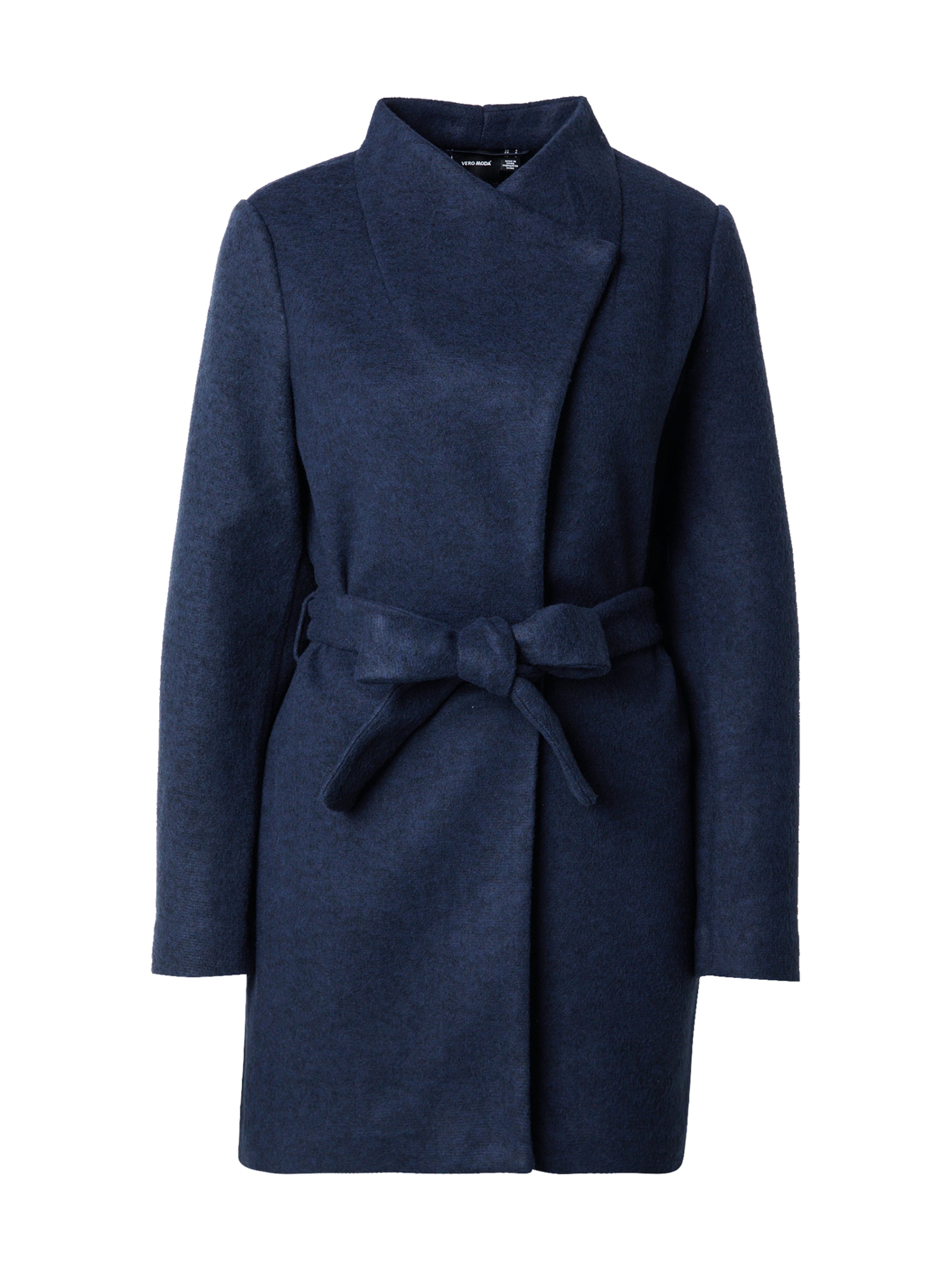 VERO MODA Övergångskappa 'VMBRUSHED NORA' i blå: framsida