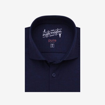 PURE Slim fit Business Shirt in Blue