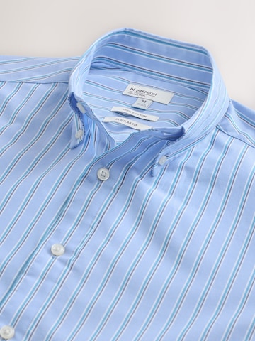 Next Comfort fit Button Up Shirt in Blue