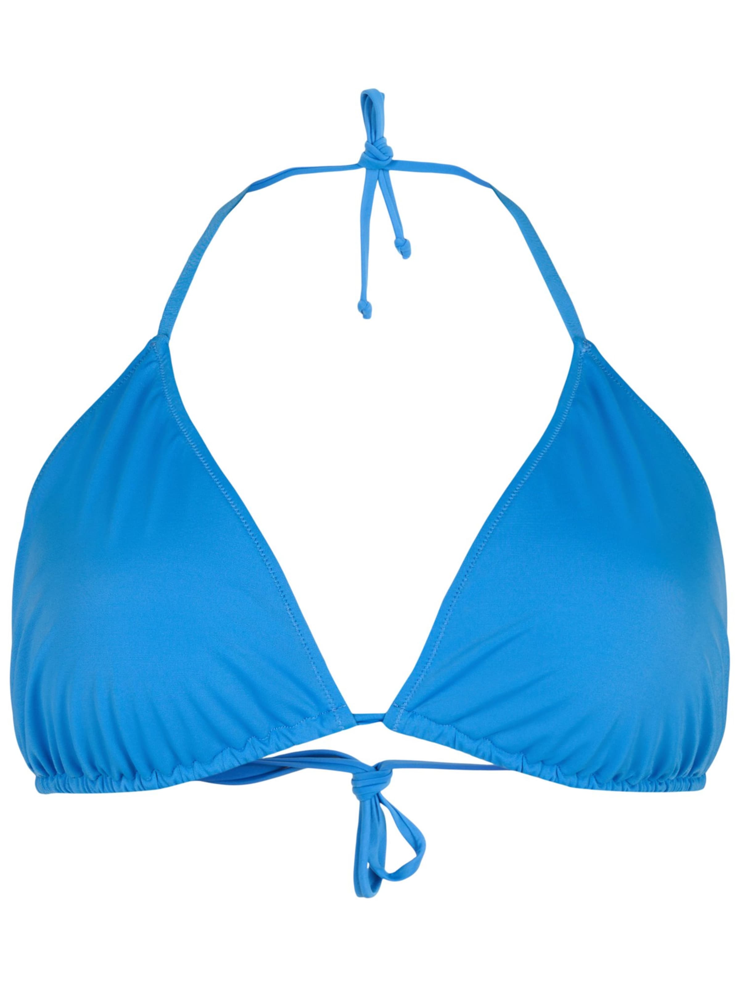 Swim by Zizzi Bikini top 'Smia' in Blue: front