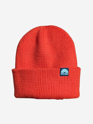 WESORA GmbH Beanie 'Mütze - Recyceld' in Red: front