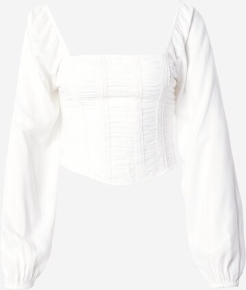 HOLLISTER Blouse 'EMEA' in White: front