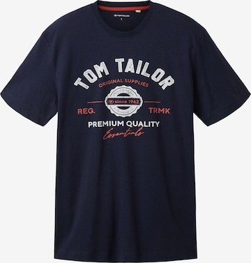 TOM TAILOR Shirt in Blauw: voorkant