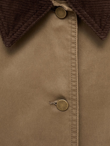 MANGO Between-season jacket 'Garden' in Brown
