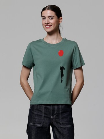 T-shirt Watapparel en vert : devant