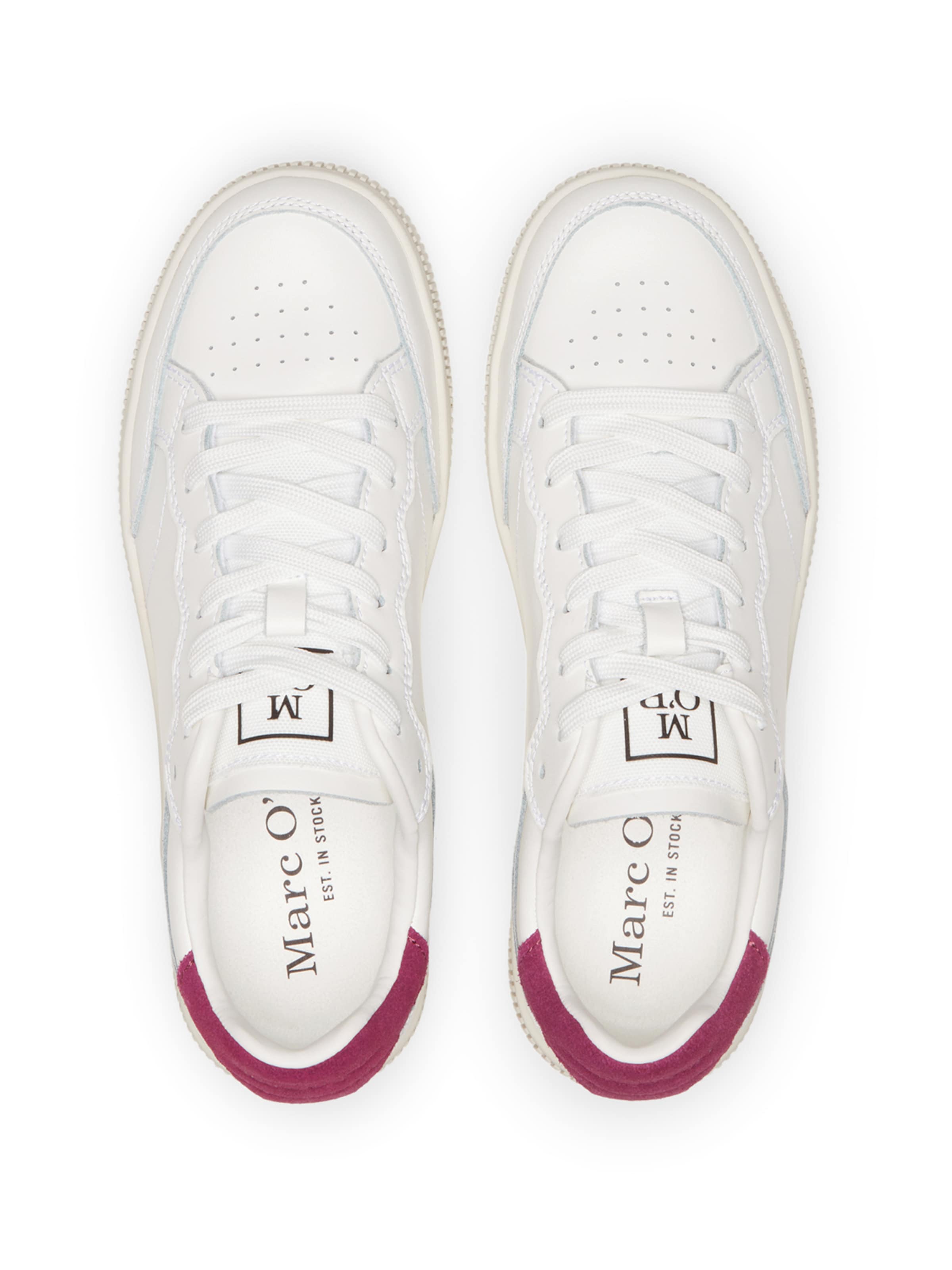 Marc O'Polo Ниски маратонки в бяло