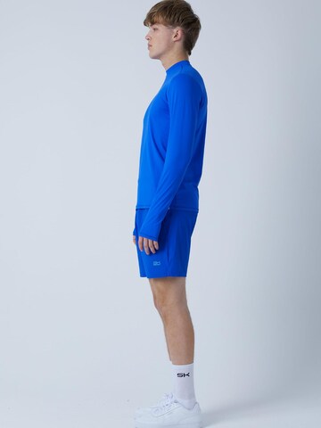 SPORTKIND Funktionsshirt 'Langarmshirt High-Neck'‌‌‌‌‌‌‌‌‌ in Blau