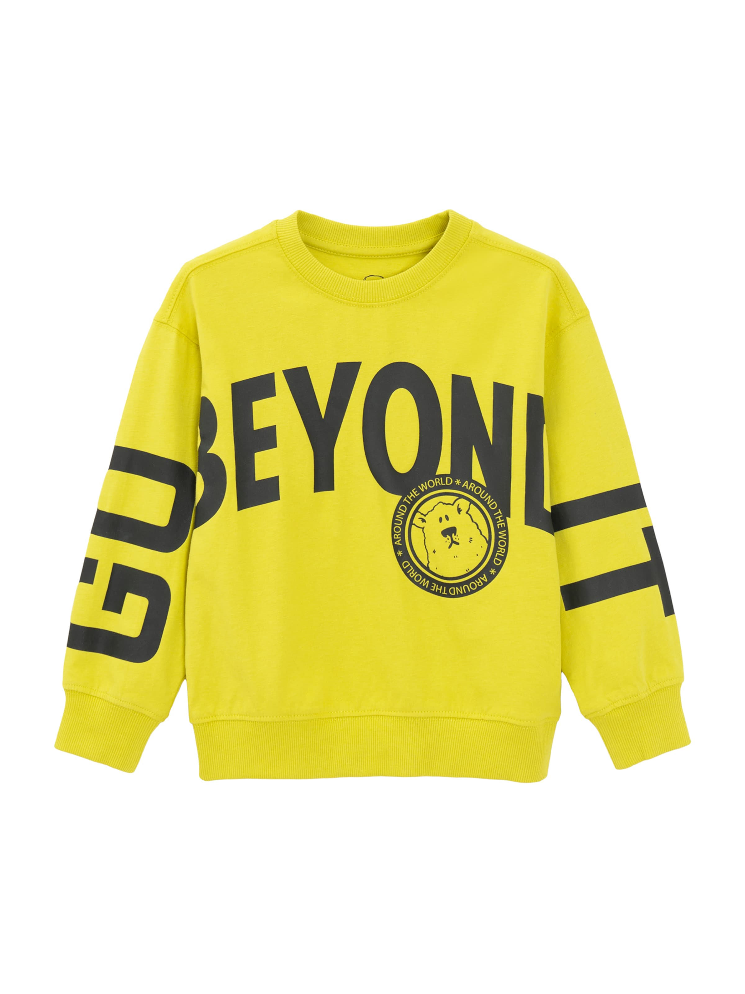 Cool Club Sweatshirt in Yellow: front