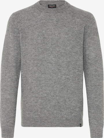 Pull-over ' IDBercell ' INDICODE JEANS en gris : devant