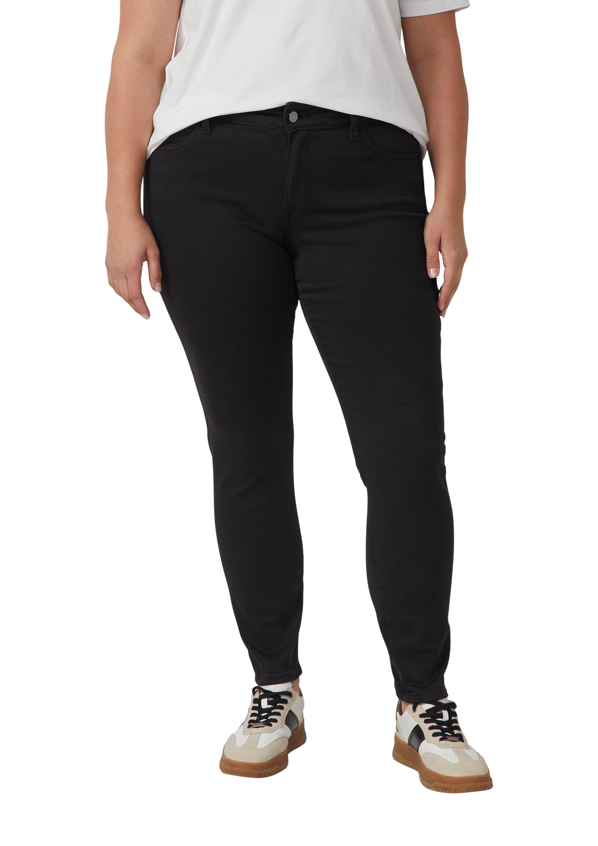 s.Oliver Regular Jeans in Zwart: voorkant