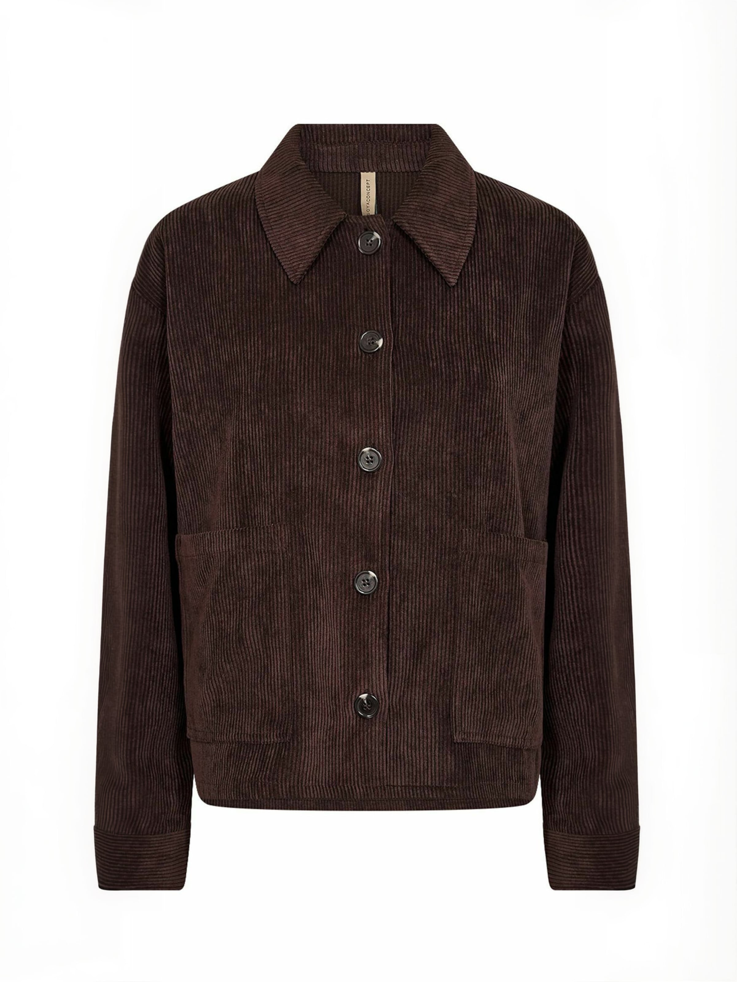Soyaconcept - Chaqueta de entretiempo ' SC-BINDI ' en marrón: frente