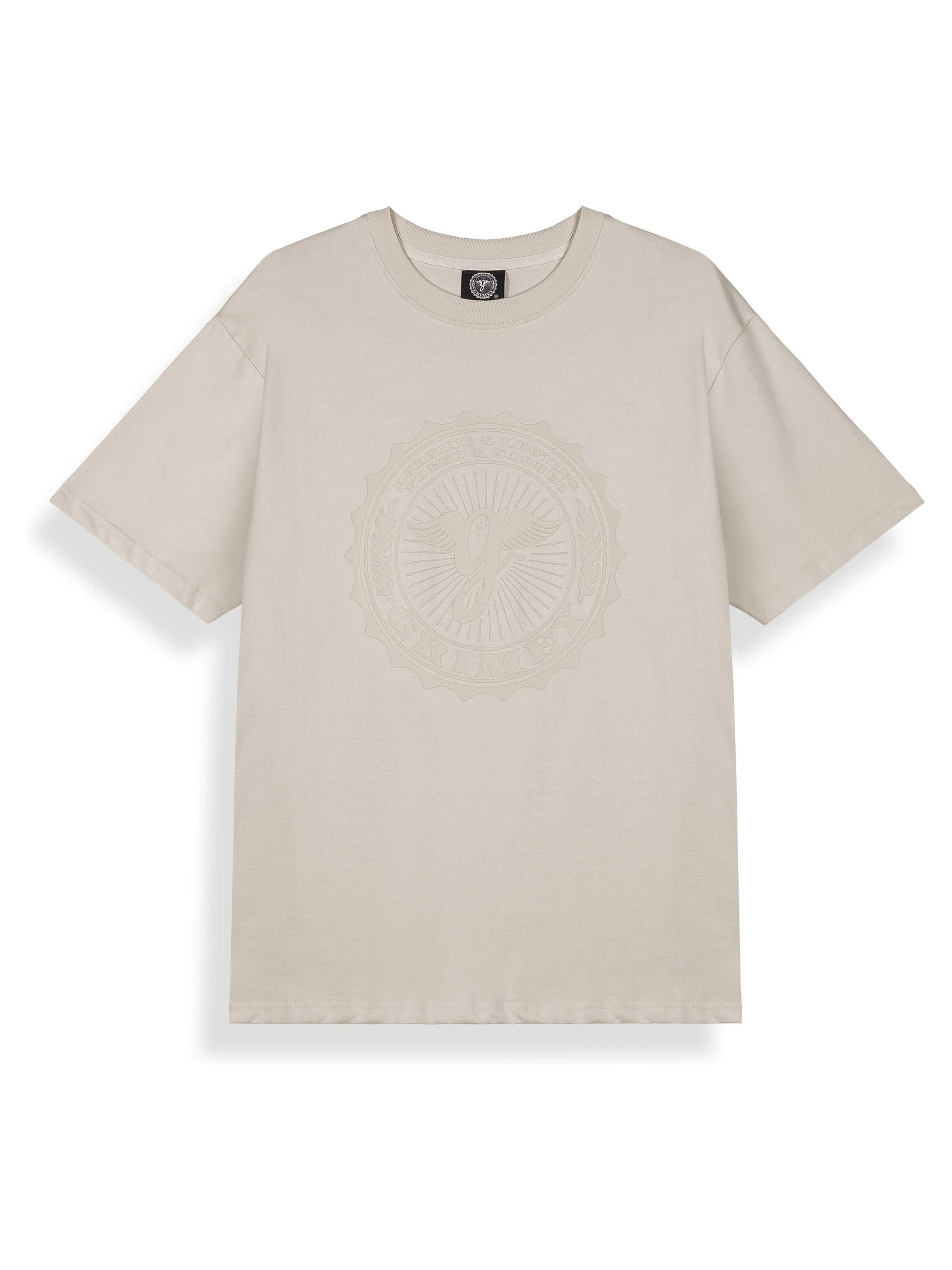 Grimey - Camiseta en beige: frente