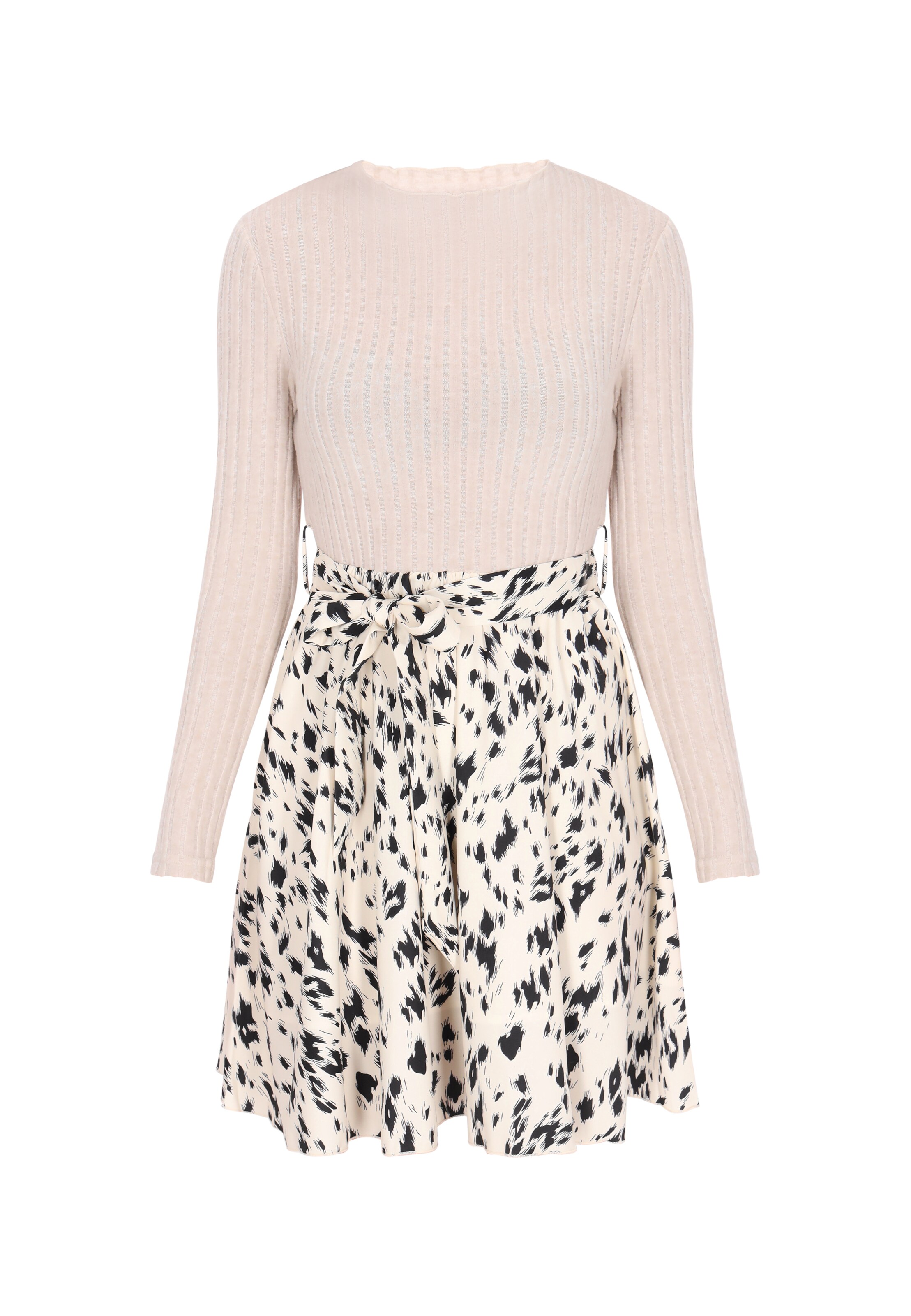 NAEMI Φόρεμα σε μπεζ / μαύρο, Άποψη προϊόντος