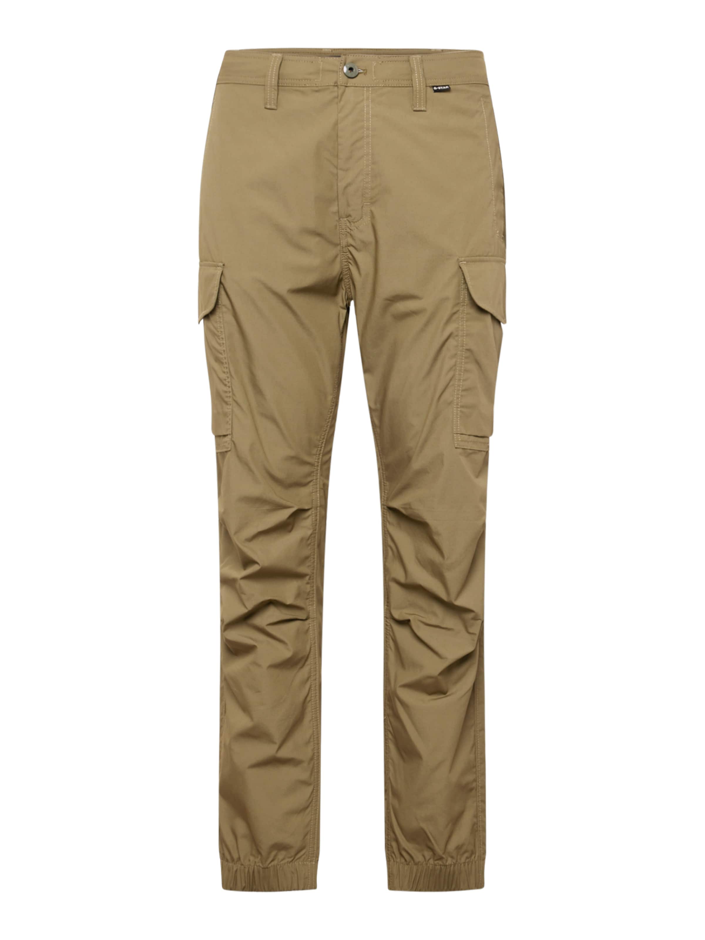 G-STAR Tapered Cargobroek in Groen: voorkant