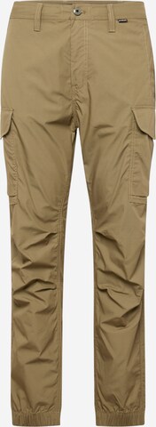 Pantalon cargo G-Star RAW en vert : devant