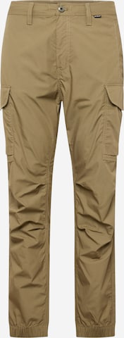 G-Star RAW - Tapered Calças cargo em verde: frente