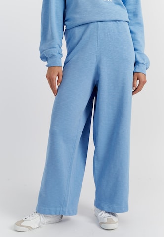 Chinti & Parker - Pierna ancha Pantalón 'Snoopy' en azul: frente