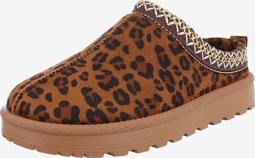 Ital-Design Mules in Brown: front