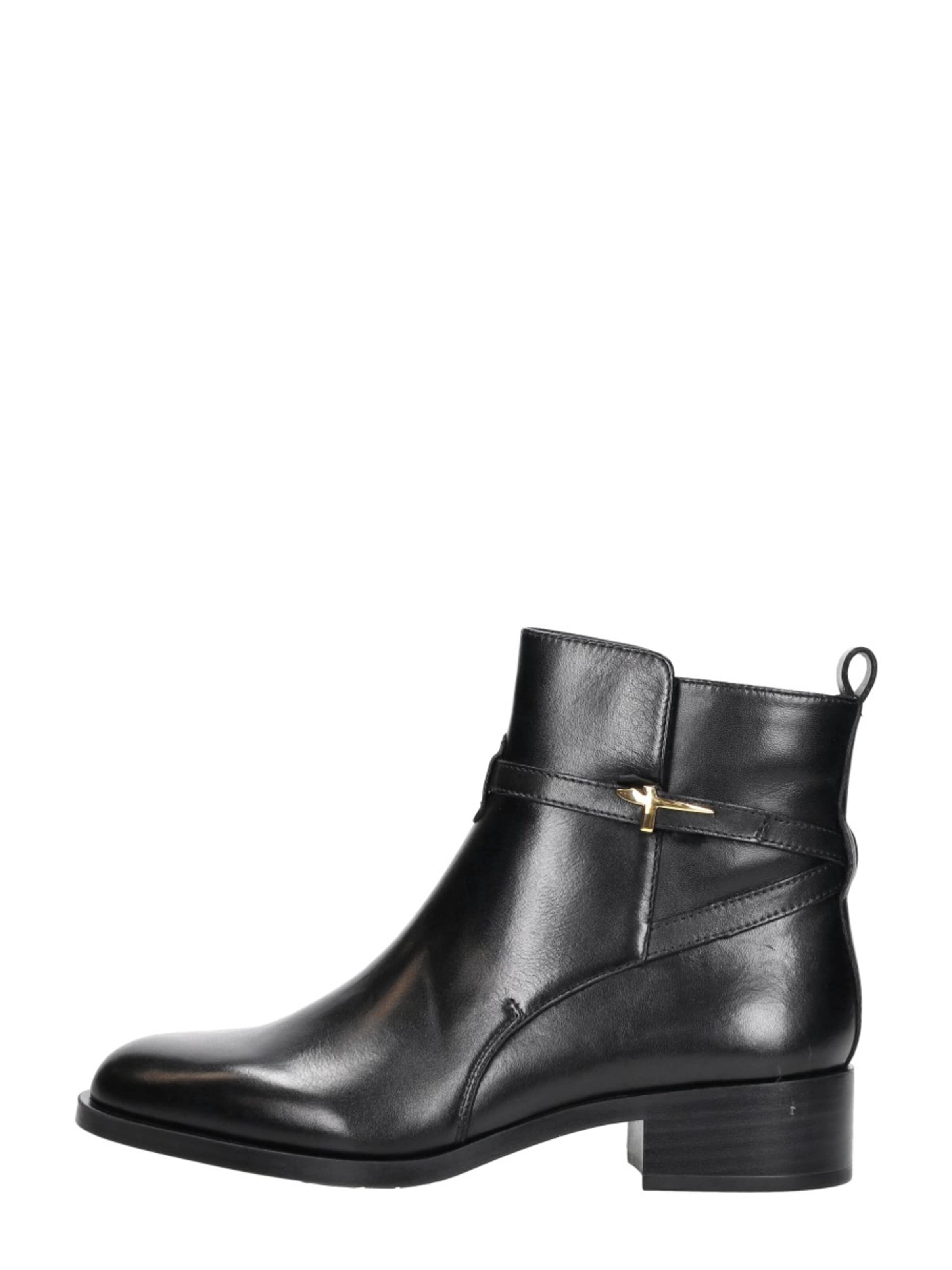 Bottines 'Damen Stiefelette 1-25321-43-001 Echt Leder in schwarz' Tamaris en noir : devant