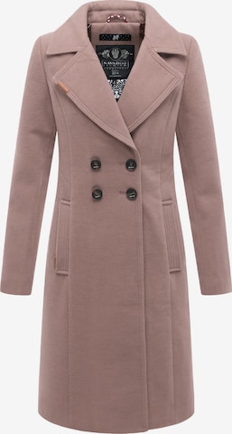 Cappotto di mezza stagione 'Wooly' di NAVAHOO in lilla: frontale