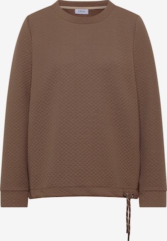 CECIL Pullover in Braun: Vorderseite