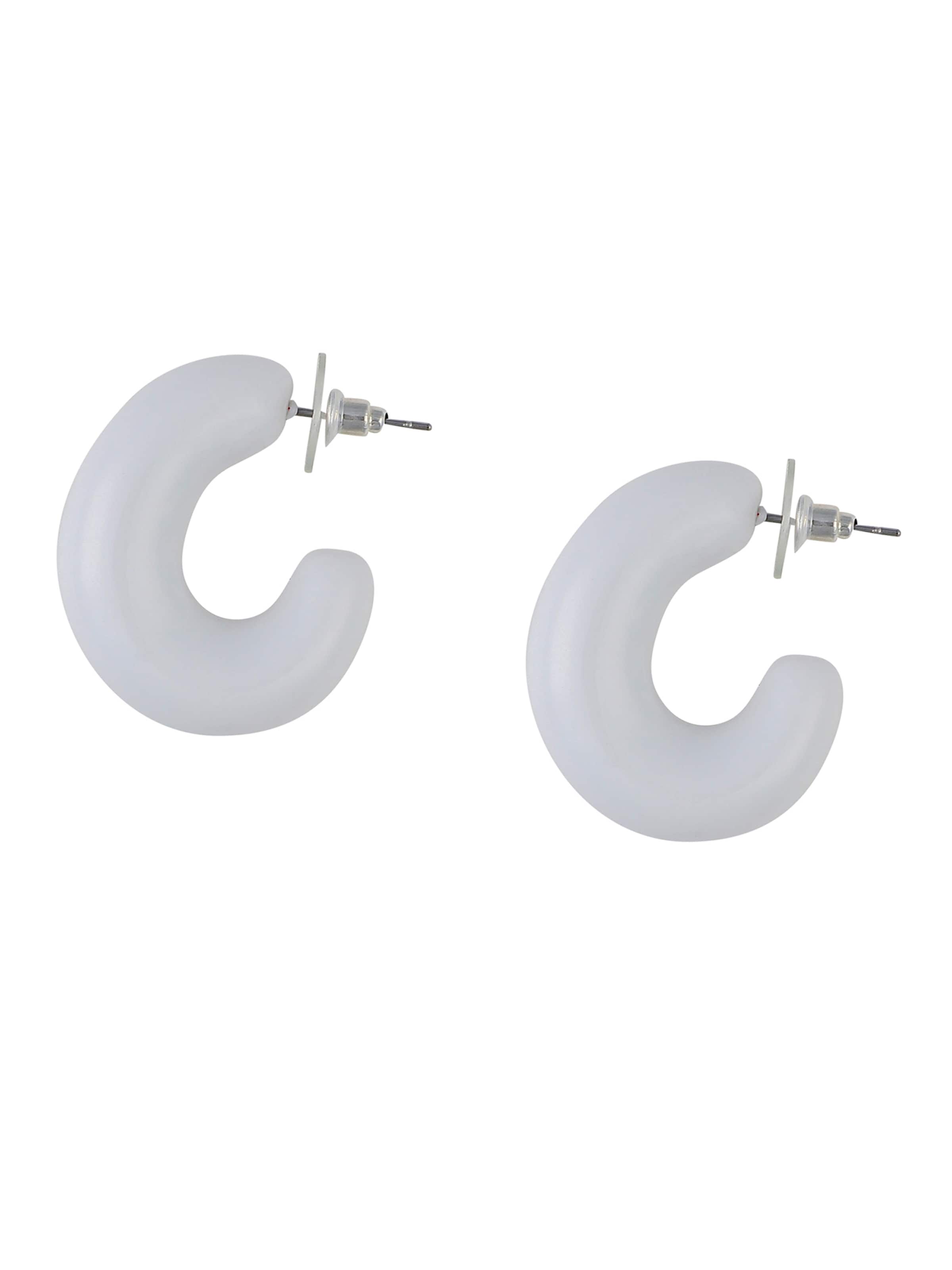 balta SOHI Auskarai 'Vinna': priekis