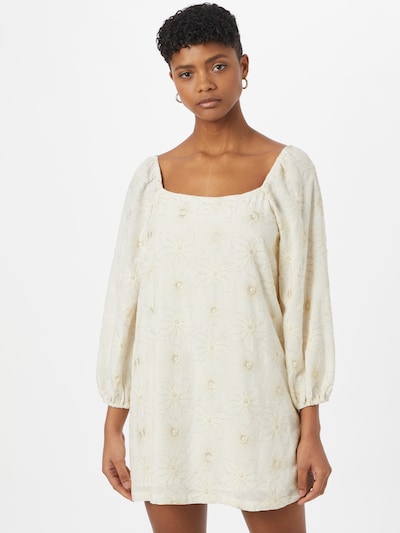 Rochie Traffic People pe crem, Vizualizare model