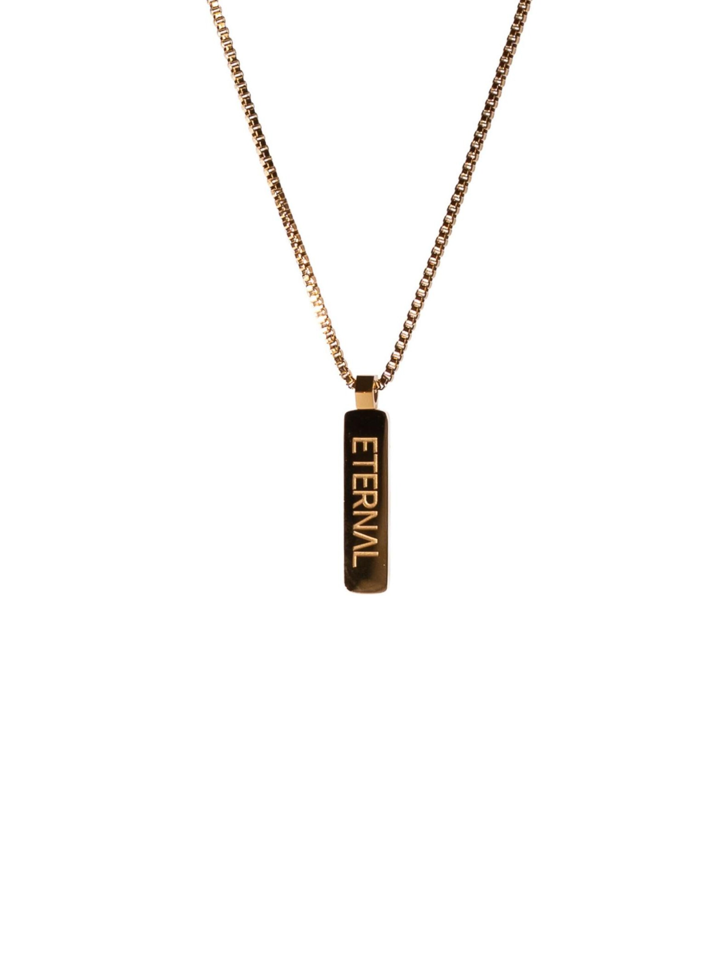 Eternal Necklace 'Box' in Gold