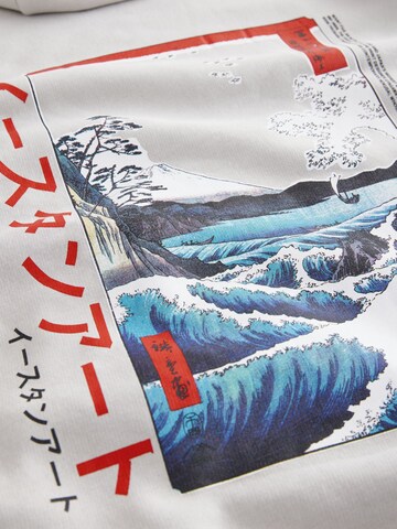 Sweat-shirt 'Hokusai' Next en gris