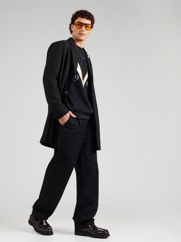 Sweat-shirt 'Nico Old Baroque' 19V69 ITALIA en noir