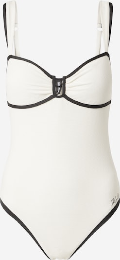 Maudymosi kostiumėlis iš Karl Lagerfeld, spalva – kremo / juoda, Prekių apžvalga