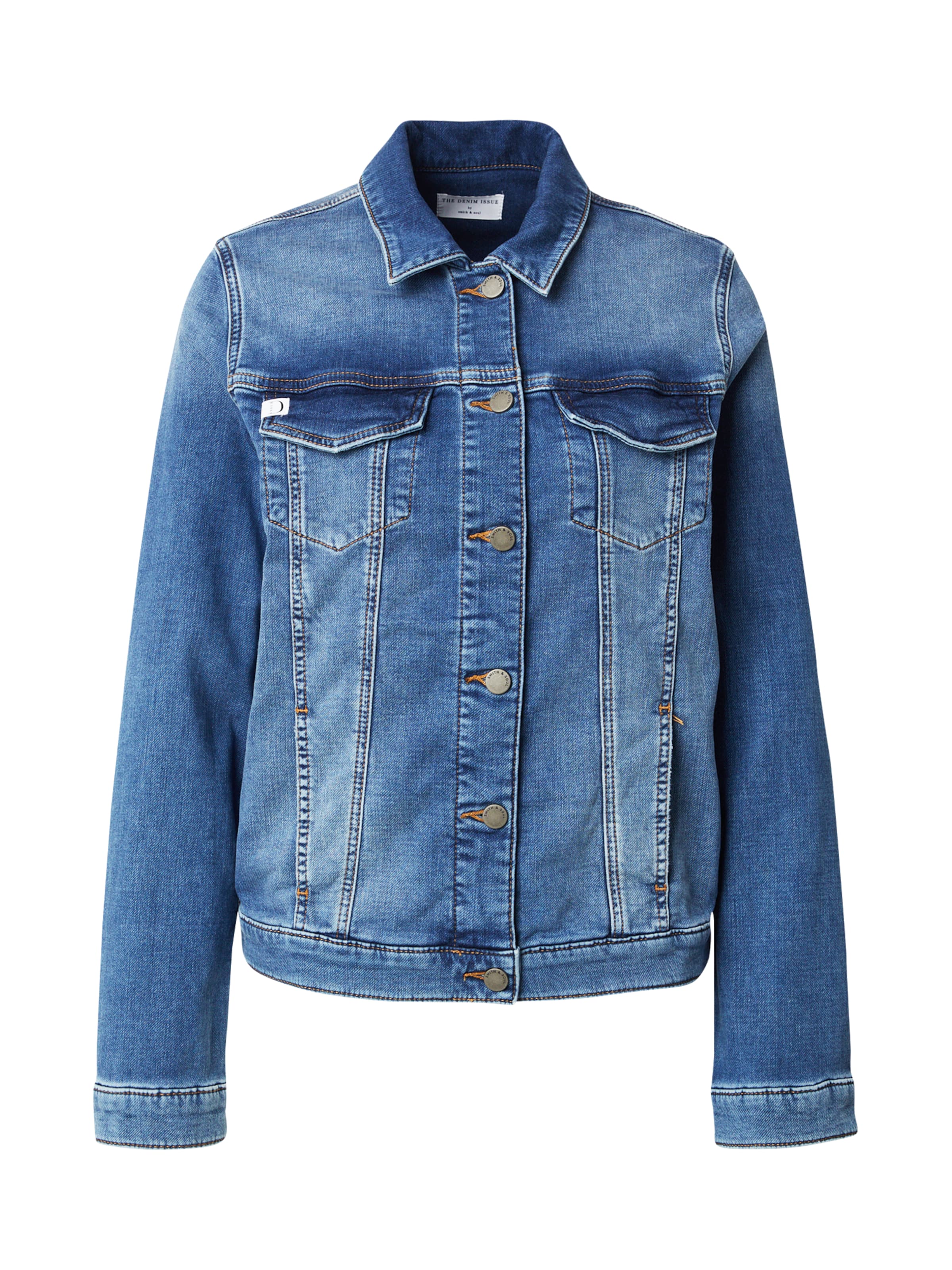 Smith&Soul Prechodná bunda 'Melli' - Modrá: predná strana